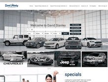 Tablet Screenshot of davidstanleyautogroup.com